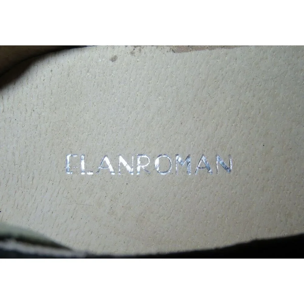 ELANROMAN Luxury Black Suede Leather Tassel Driving Moccasin Loafers dress shoes